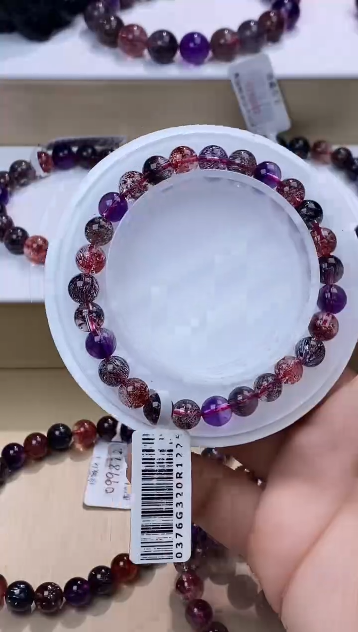 【闪购商品】水晶手链未镶嵌黑加仑超七7m+