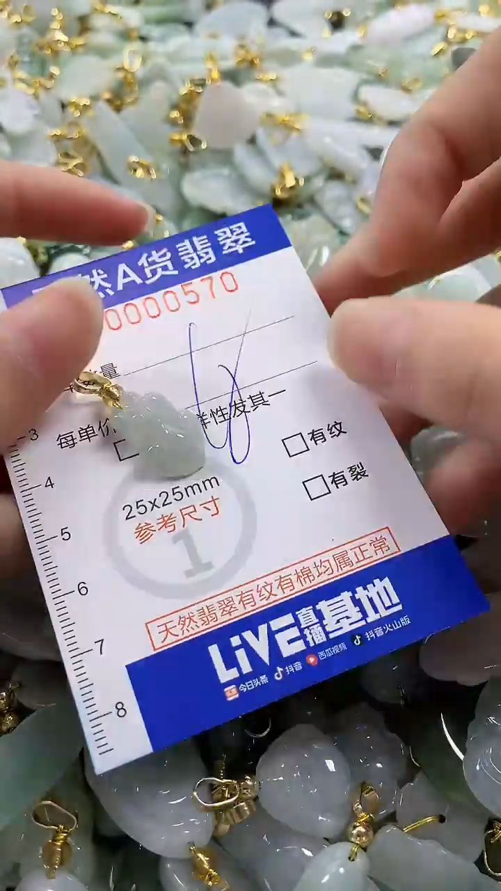 颈饰未镶嵌翡翠纯天然a货翡翠