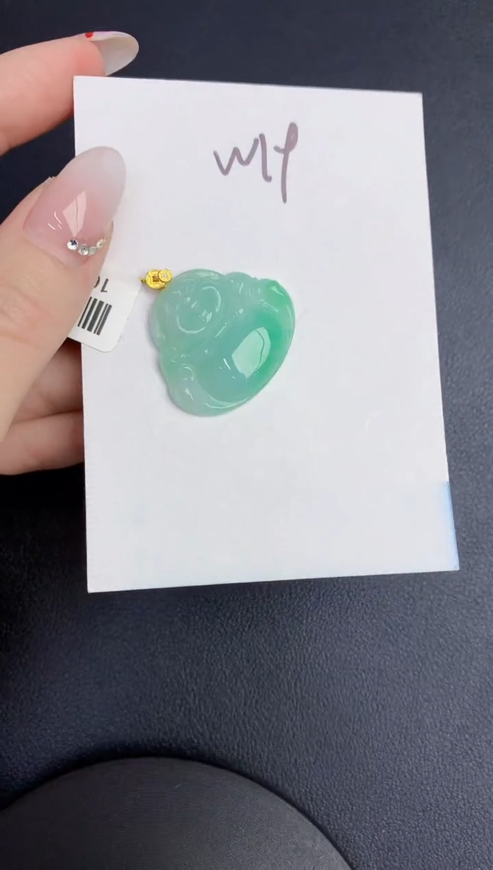 【闪购商品】翡翠颈饰18K金镶嵌0000000000