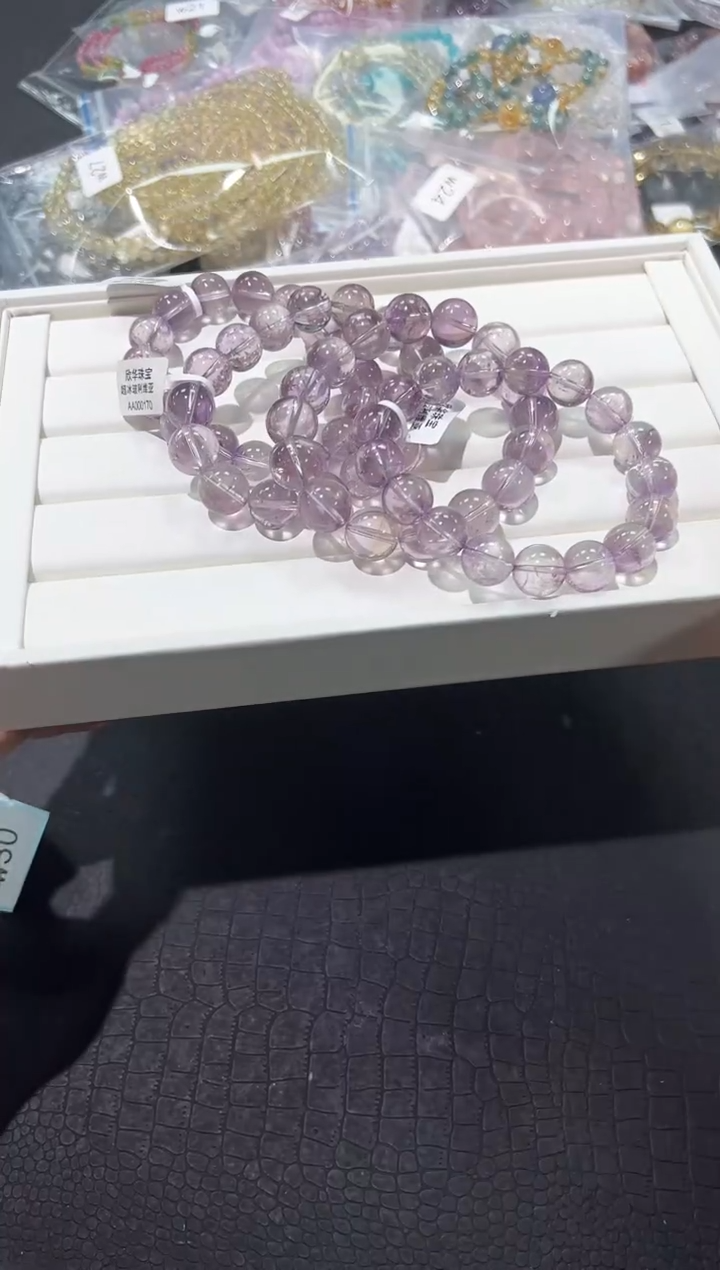 水晶手链未镶嵌29w多样性发其一【1条】默认微瑕