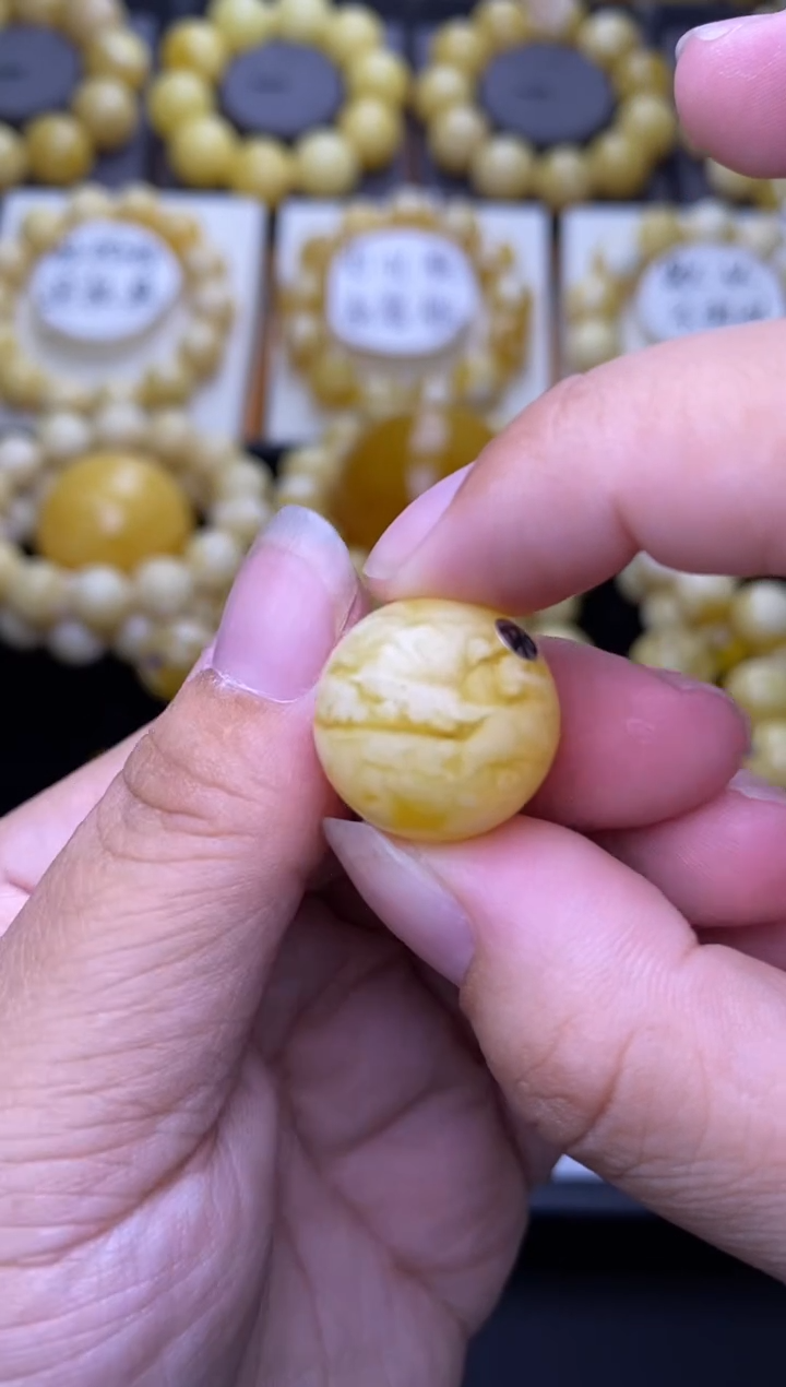 裸石琥珀未镶嵌大小姐珠宝严选107