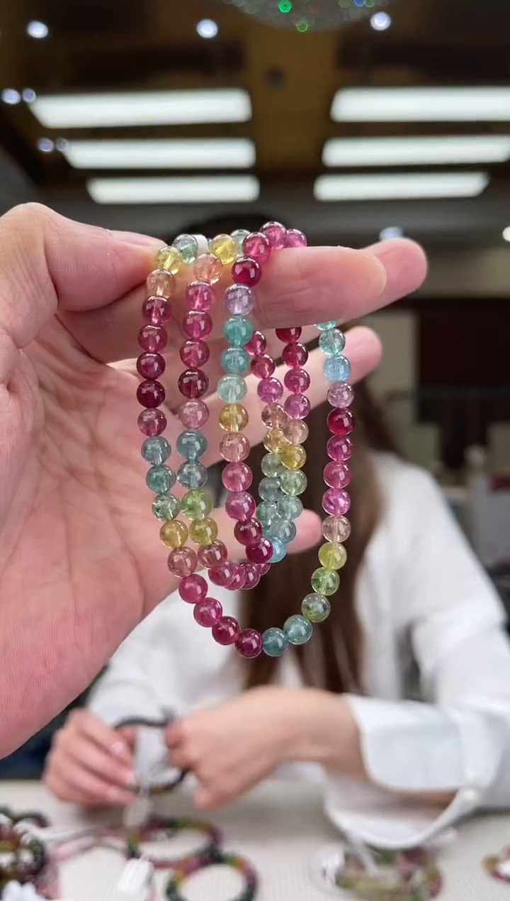 【闪购商品】碧玺/未镶嵌6mm+碧玺多圈多36样性发货