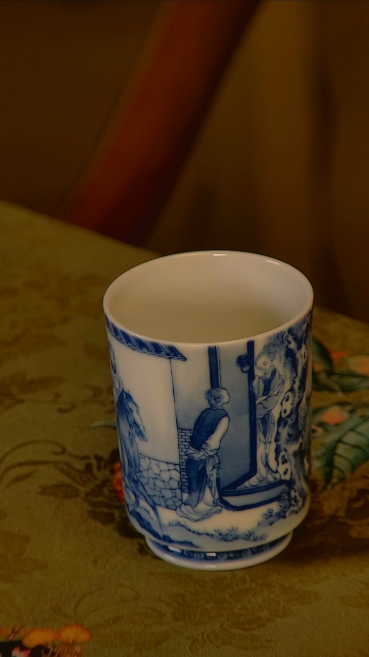 杯手工手绘杯杯很美丽