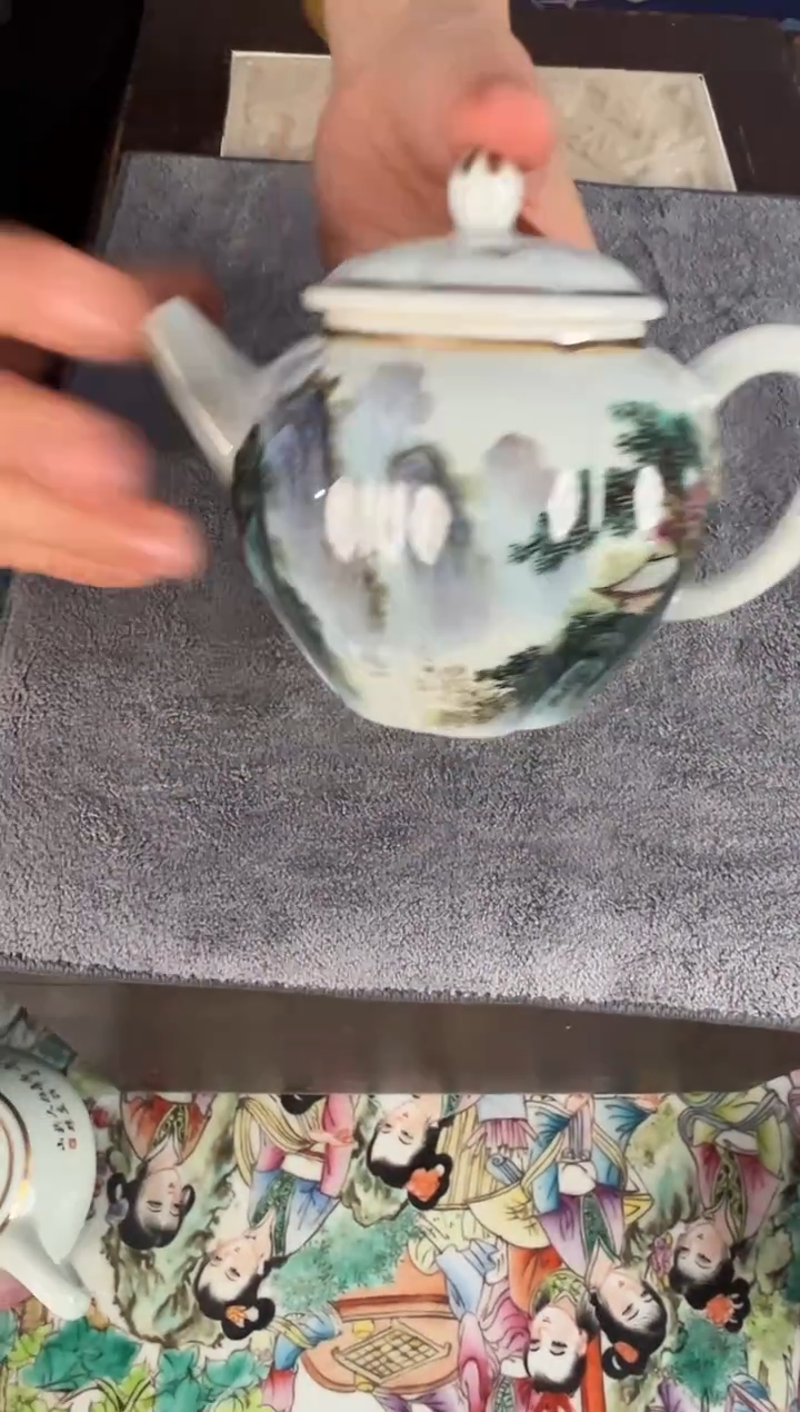 摆件瓷景德镇瓷器壶