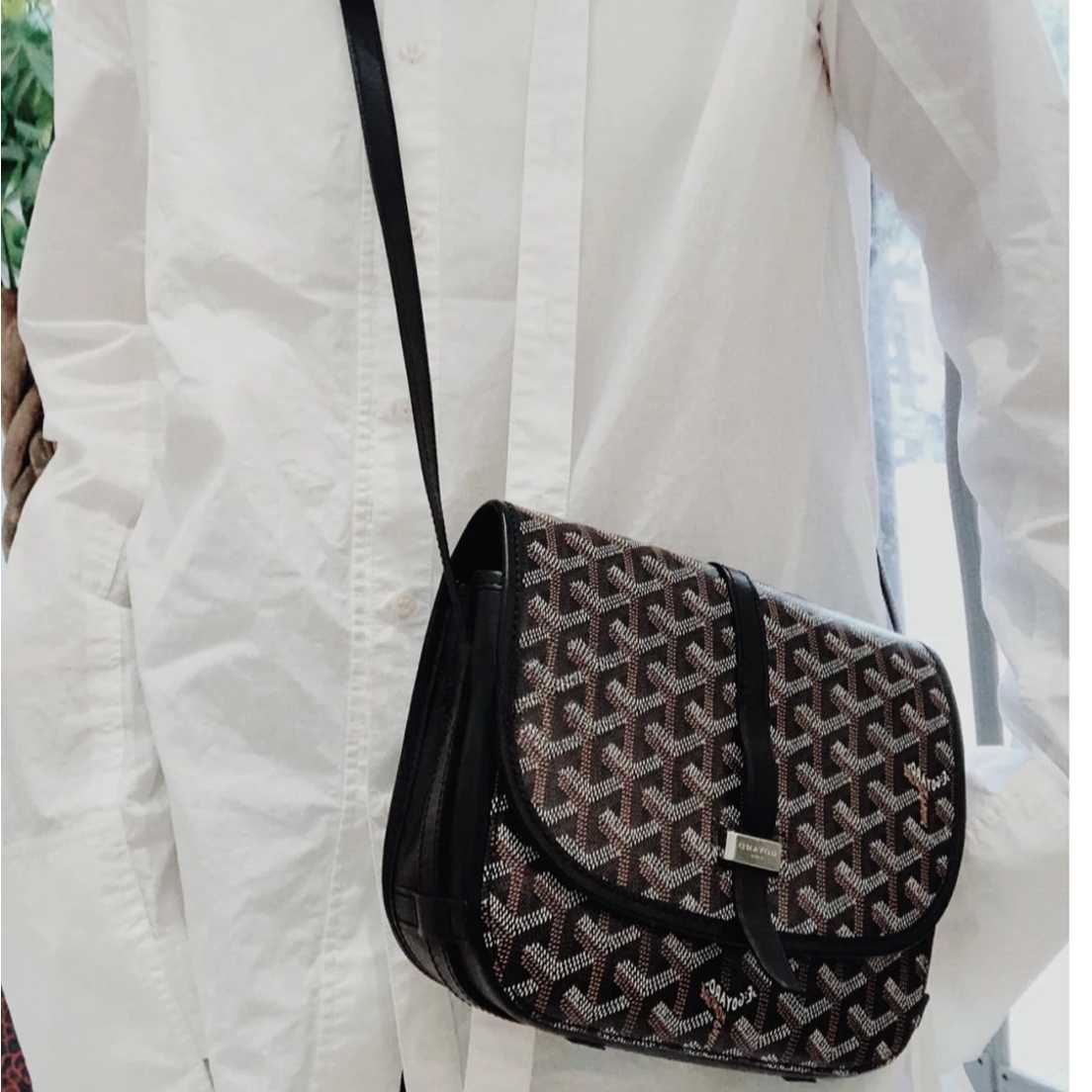未使用 Goyard 小花Jerry二代小号黑色 肩包