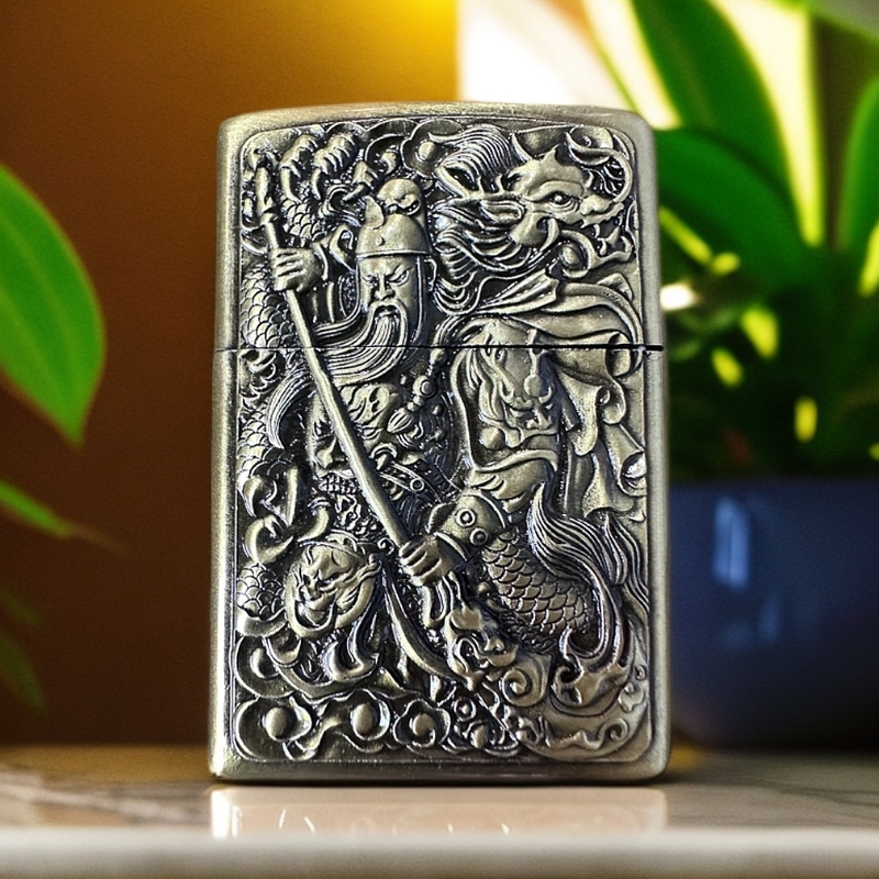 【Y17金—关公2号】-义薄云天打火机（自行加油）-133