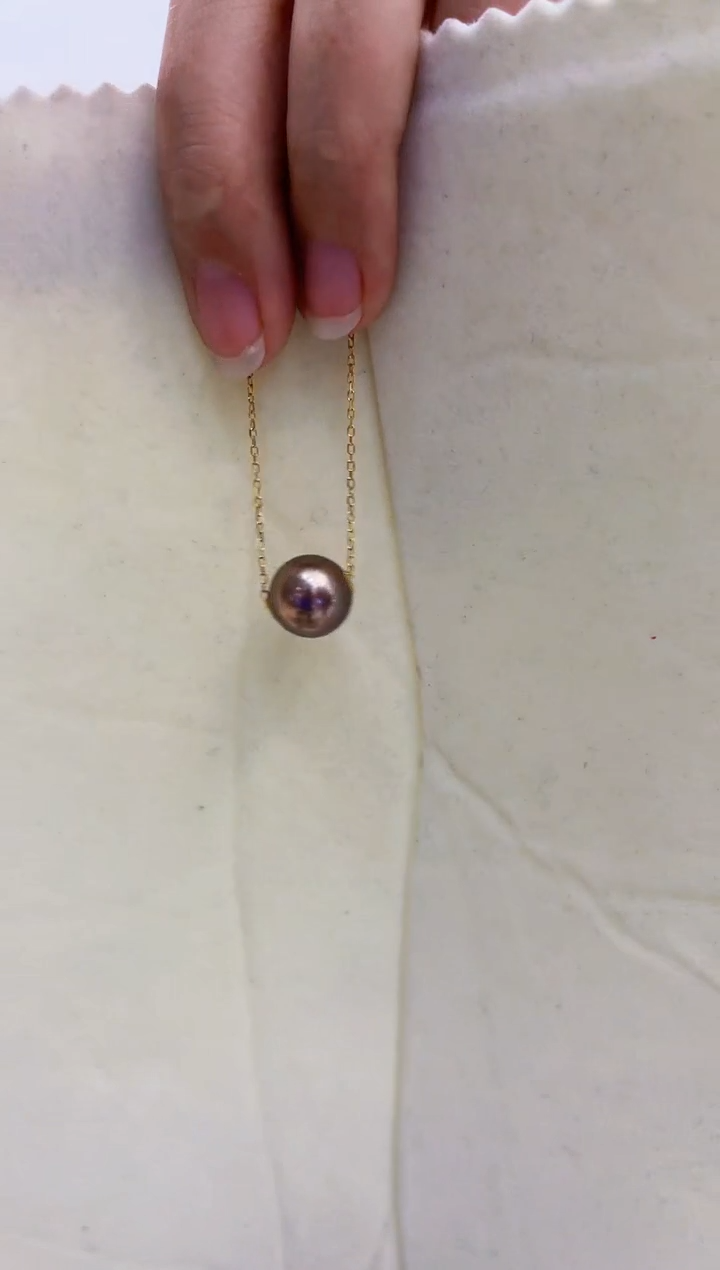 【闪购商品】淡水珍珠颈饰18K金镶嵌卡曼