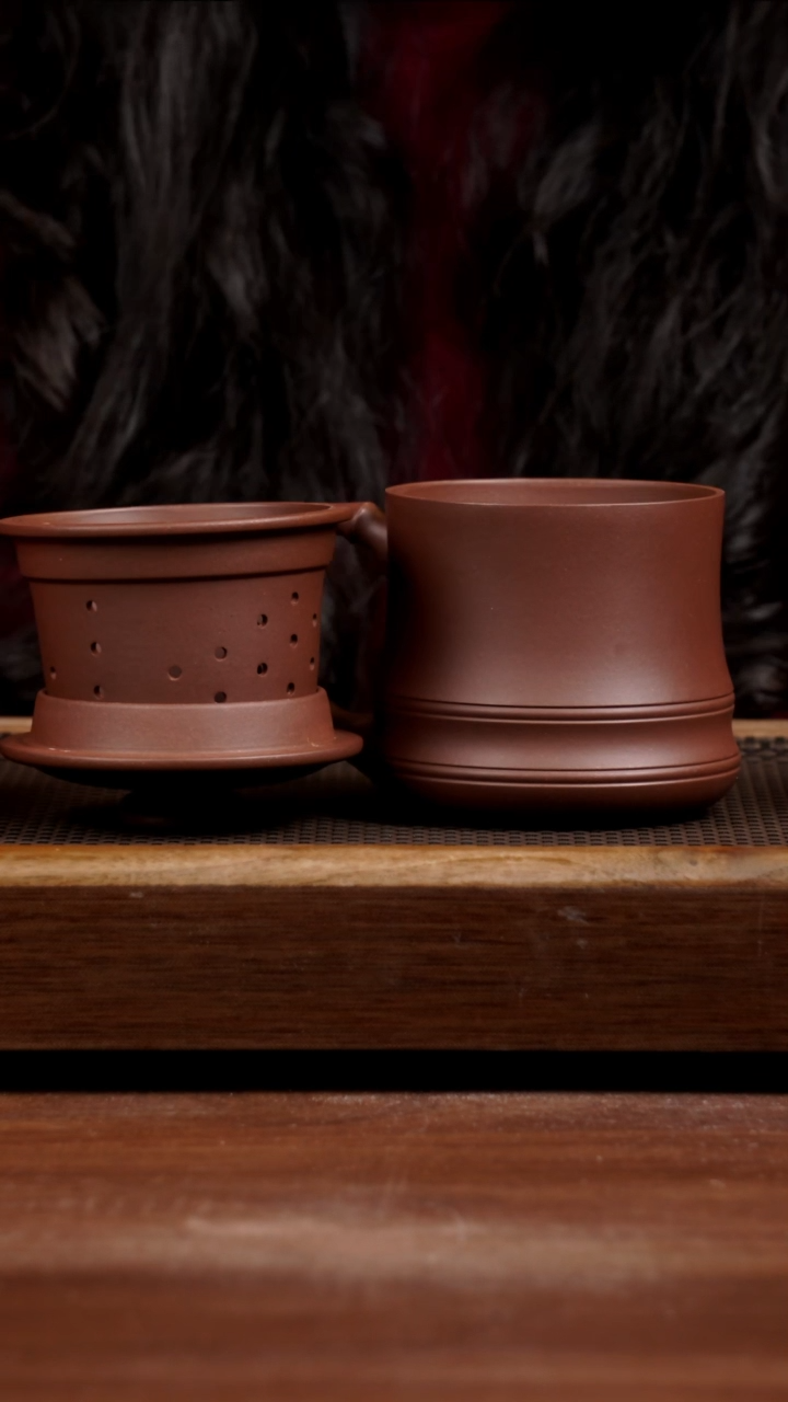 【闪购商品】紫砂茶壶四号井底槽青盖杯350CC