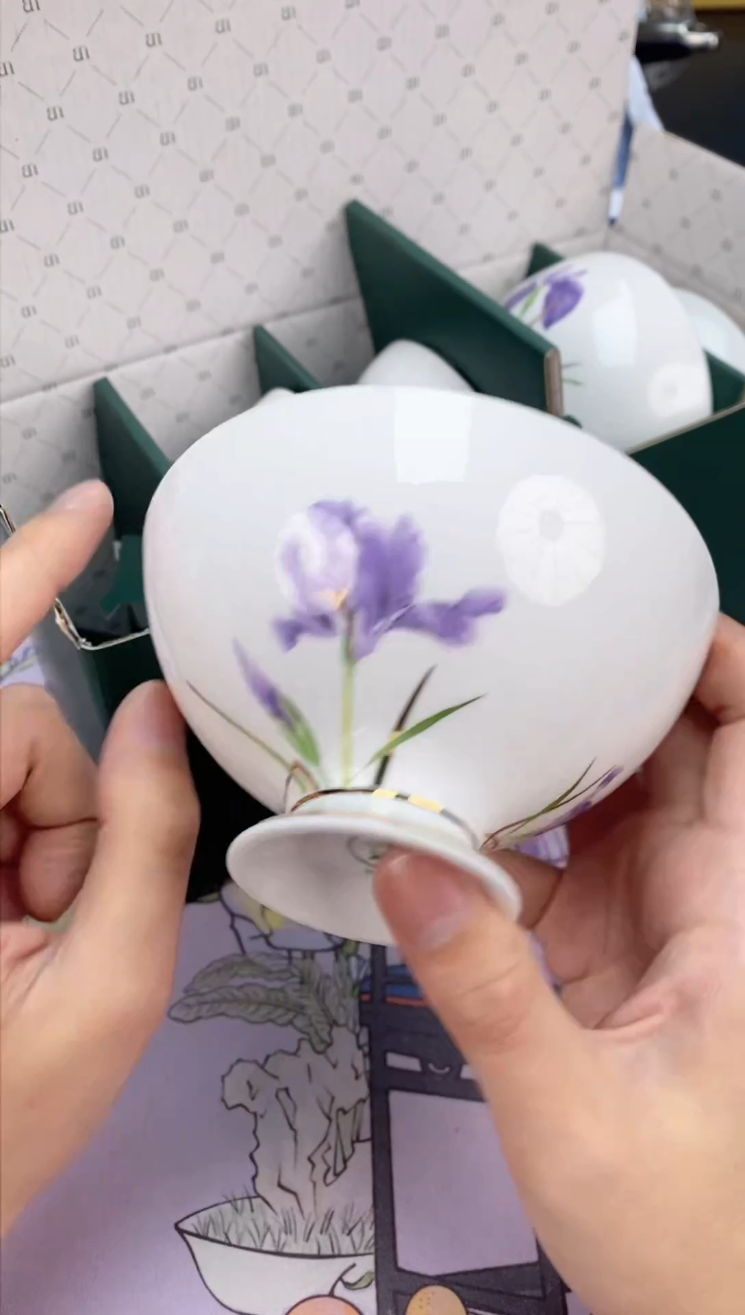 【闪购商品】瓷片清货三天 回家过年鸢尾