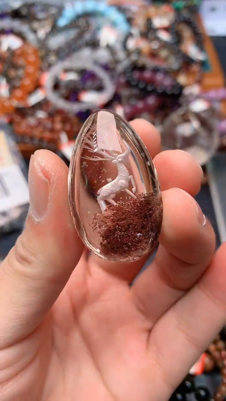 【闪购商品】水晶吊坠(赠链)未镶嵌327