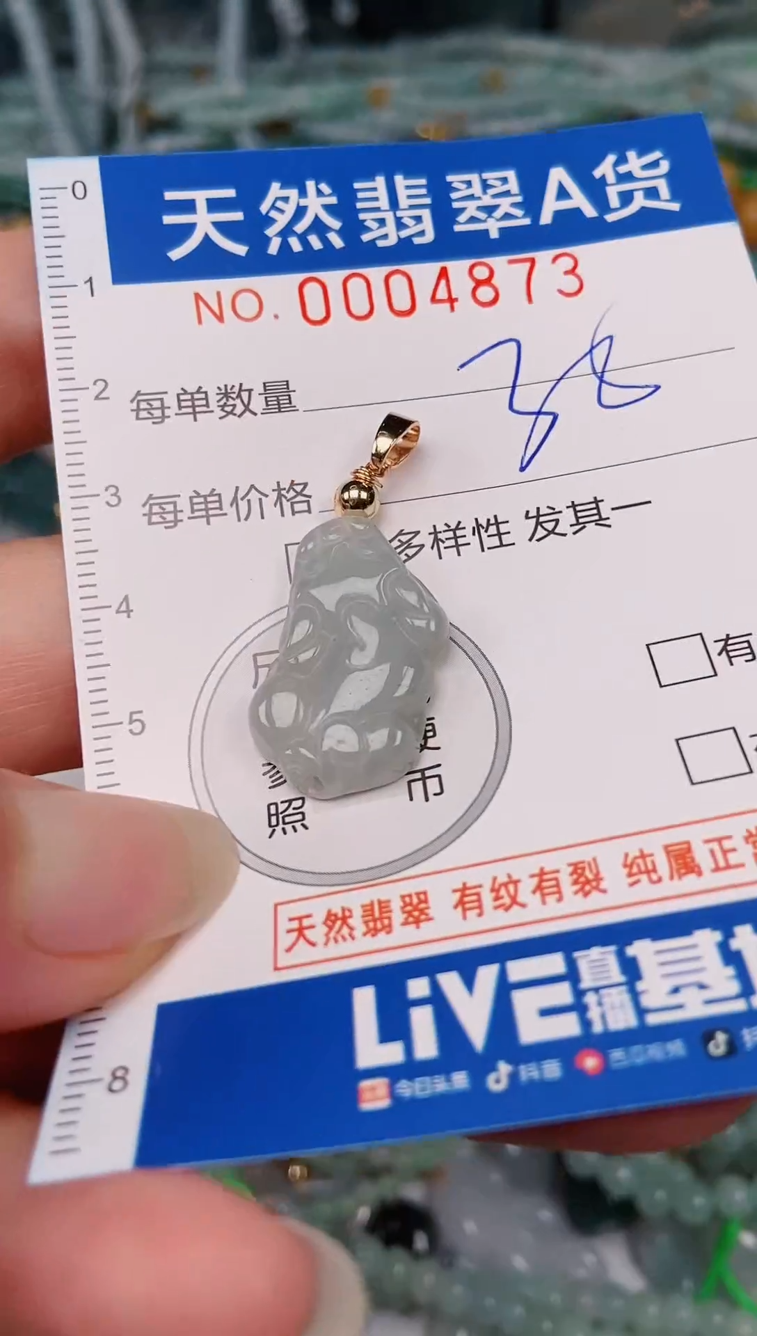 颈饰未镶嵌翡翠00004873