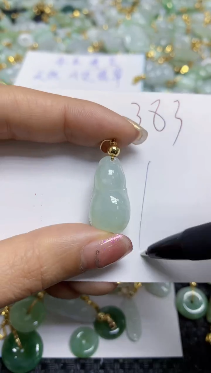 【闪购商品】翡翠颈饰合金天然A货翡翠