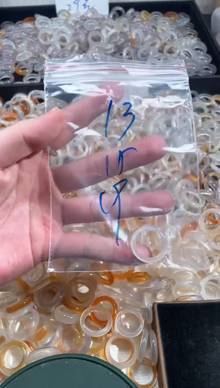 玛瑙/玉髓戒指未镶嵌13