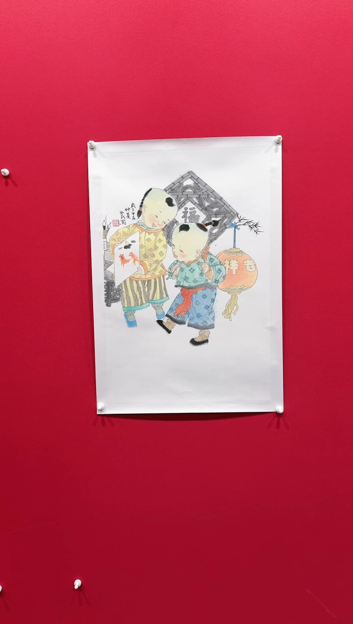 【闪购商品】国画崔西民46*68........