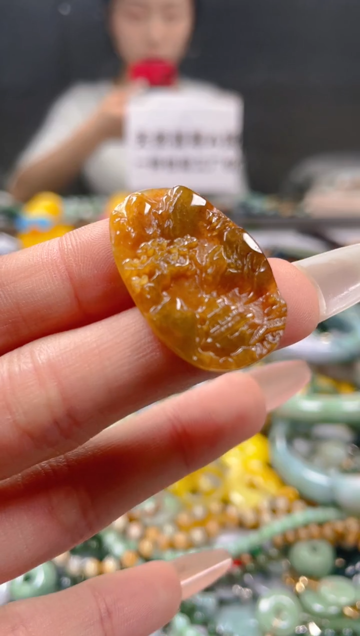 【闪购商品】翡翠颈饰未镶嵌/G/翡翠A货一图一物