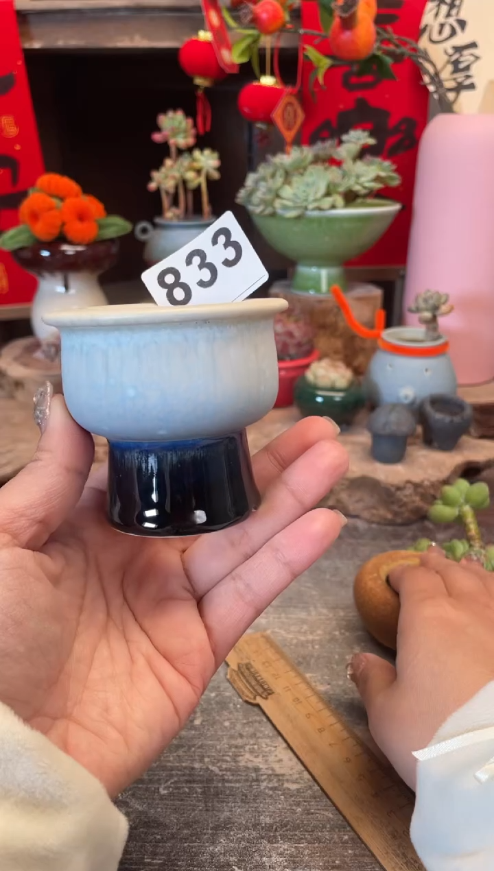 【闪购商品】摆件833知木小芳花盆