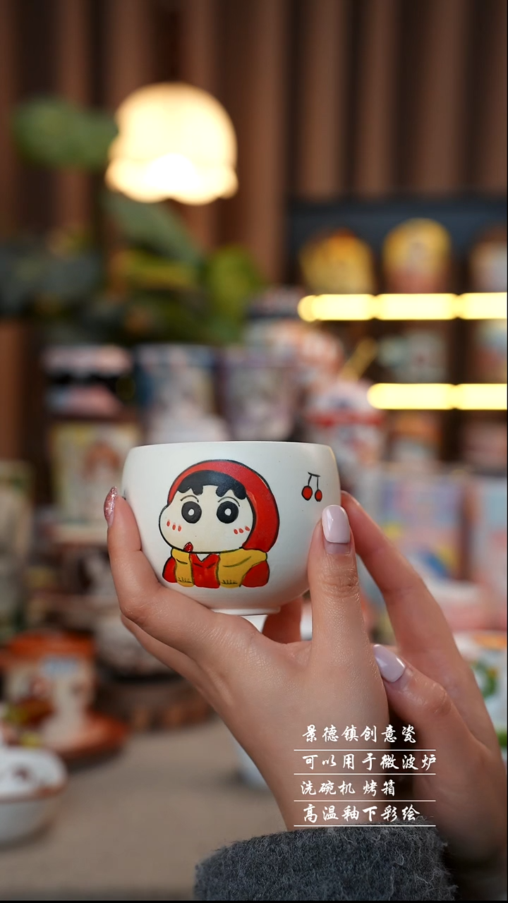 蛋杯景德镇陶瓷手工手绘创意瓷