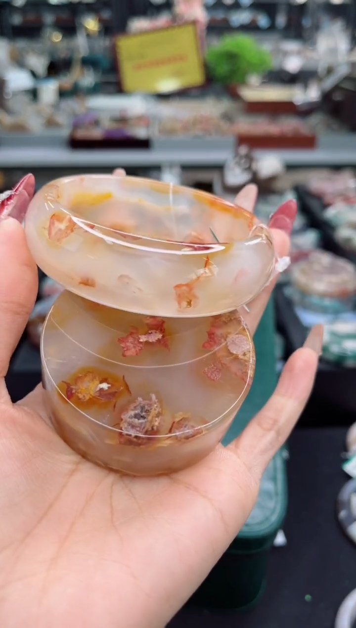 【闪购商品】石英质玉手镯未镶嵌63圈口（赠品镯心）6680332