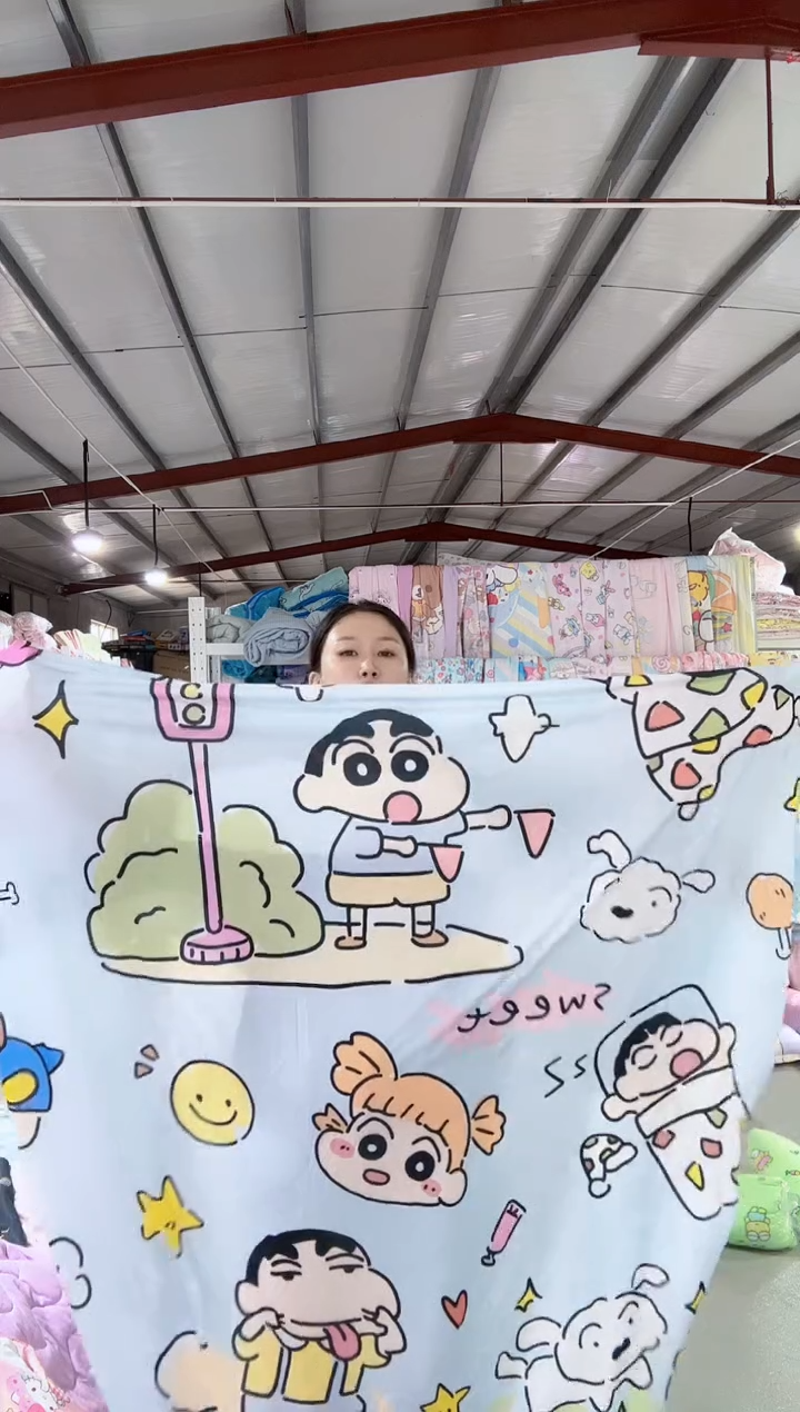 浅蓝小新 凉感被  150*200