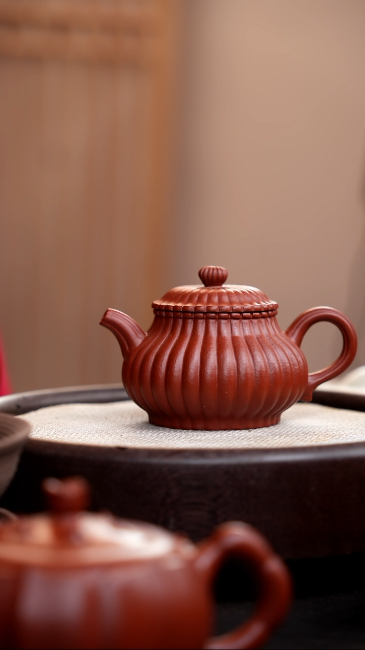 【闪购商品】紫砂茶壶大红袍筋囊潘壶