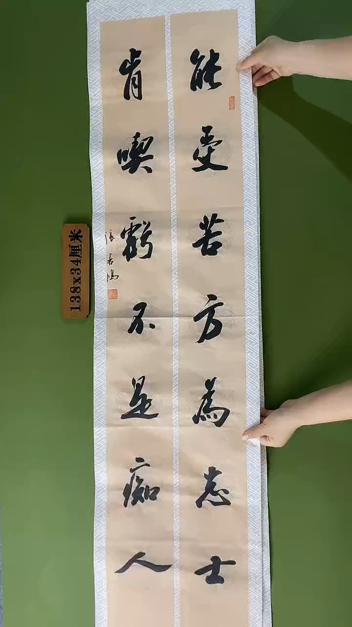 书法书法 张若鸿 尺寸138cm*34cm