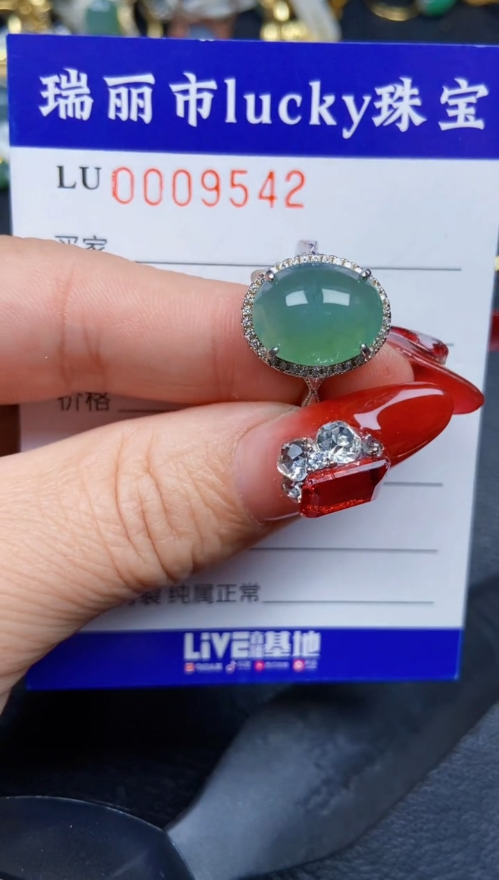 【闪购商品】翡翠颈饰银S925镶嵌9542