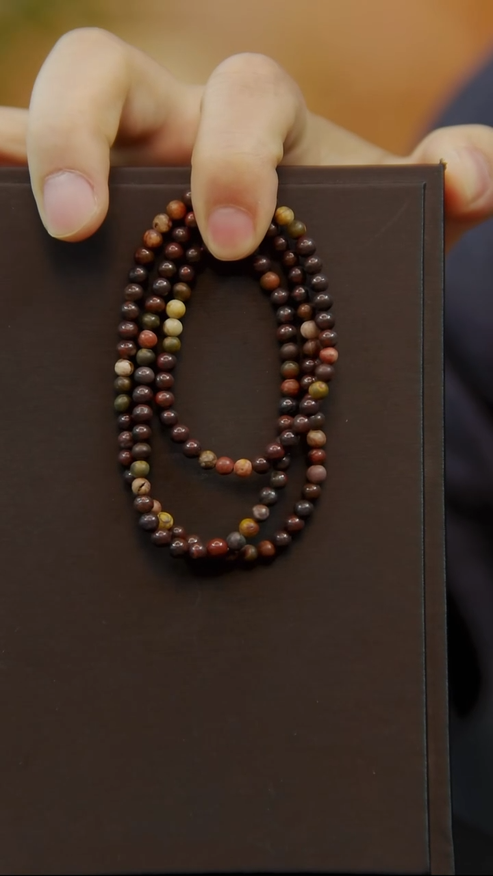 苏纪石（舒俱来）未镶嵌三圈手串1