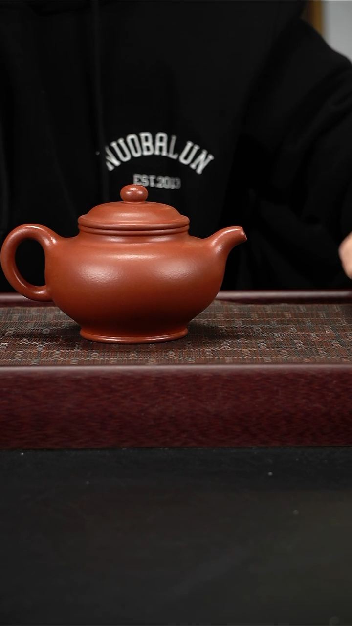 茶壶紫砂zq朱泥掇只300cc