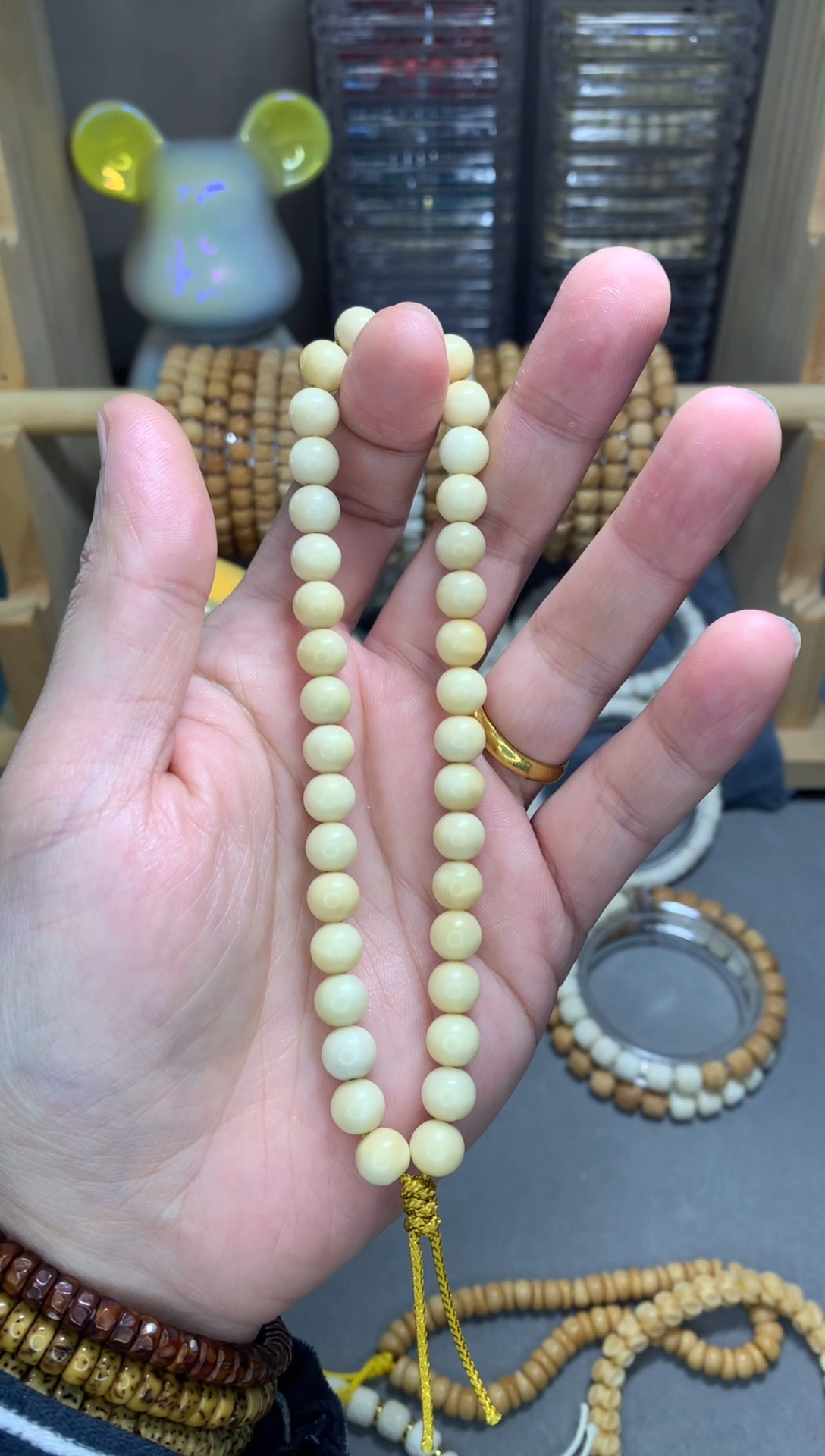 【闪购商品】龙眼菩提手串龙脊菩提小奶龙卡8圆珠手持