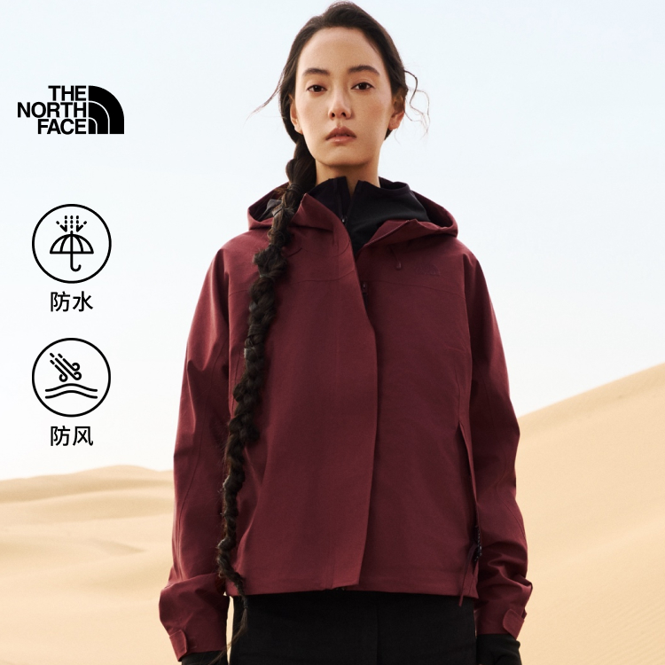 北面UE设计师款马年新款硬壳外套冲锋衣女防水|8E69