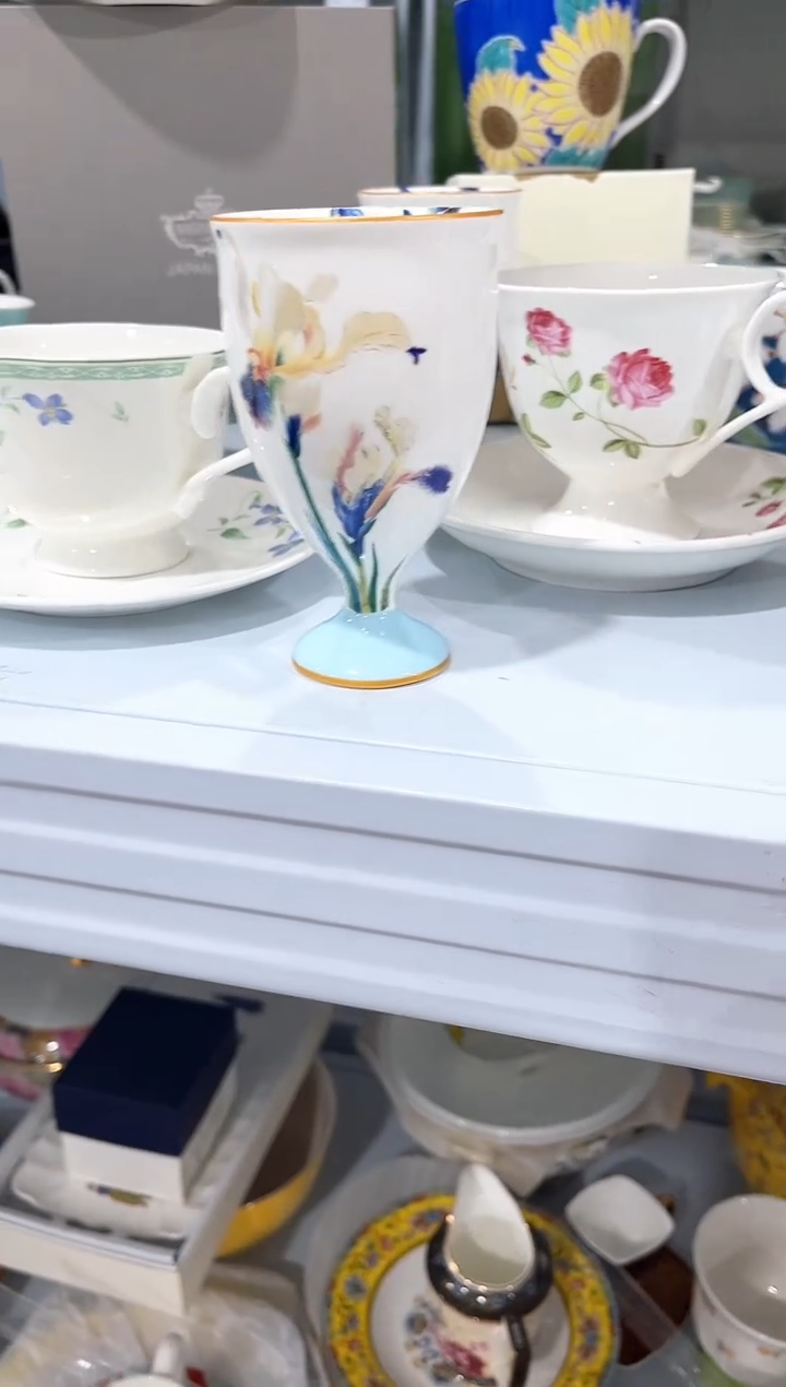 瓷片陶陶瓷（简装）杯子一个