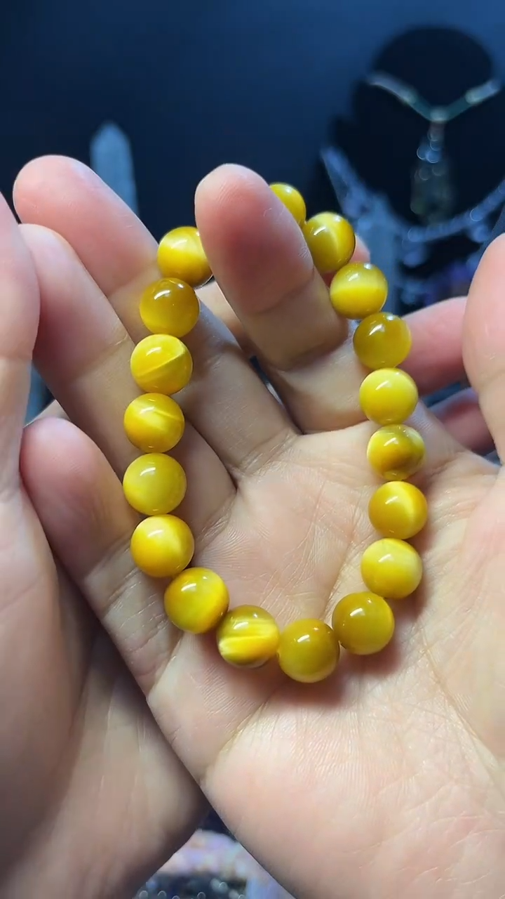 未镶嵌手链木变石天然金虎眼手链