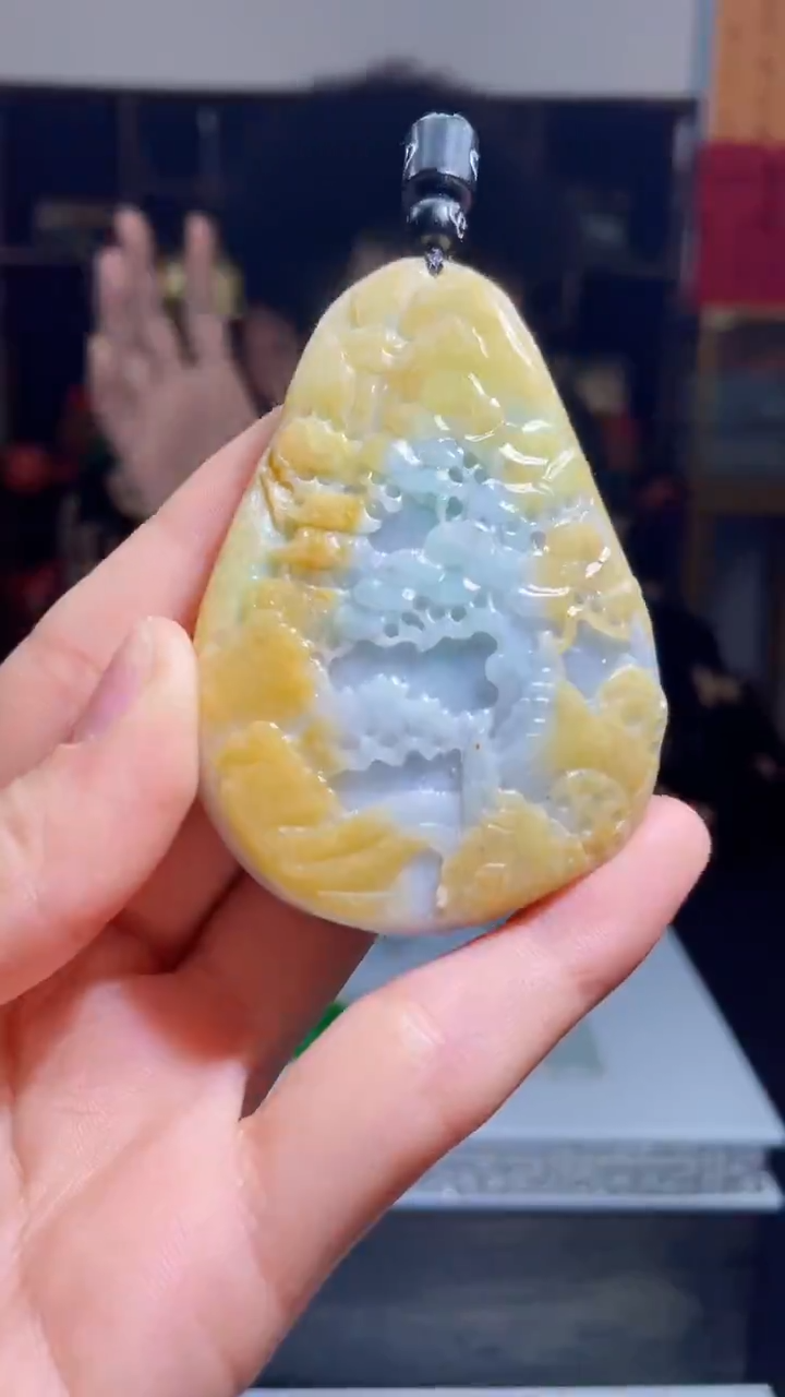 【闪购商品】翡翠吊坠(不含链)未镶嵌D52