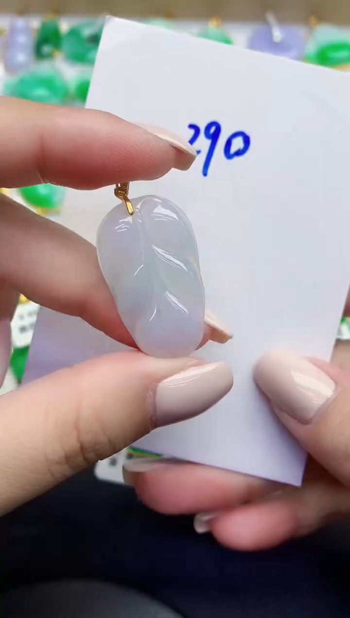 颈饰未镶嵌翡翠缅甸天然翡翠A货