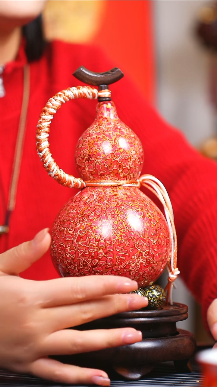 【闪购商品】JO206过年首选中国非遗大漆酒葫芦