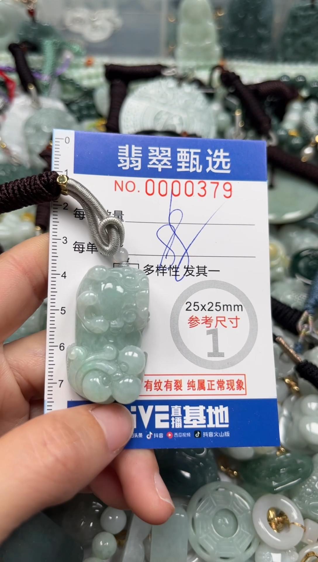 【闪购商品】翡翠颈饰未镶嵌00..0379