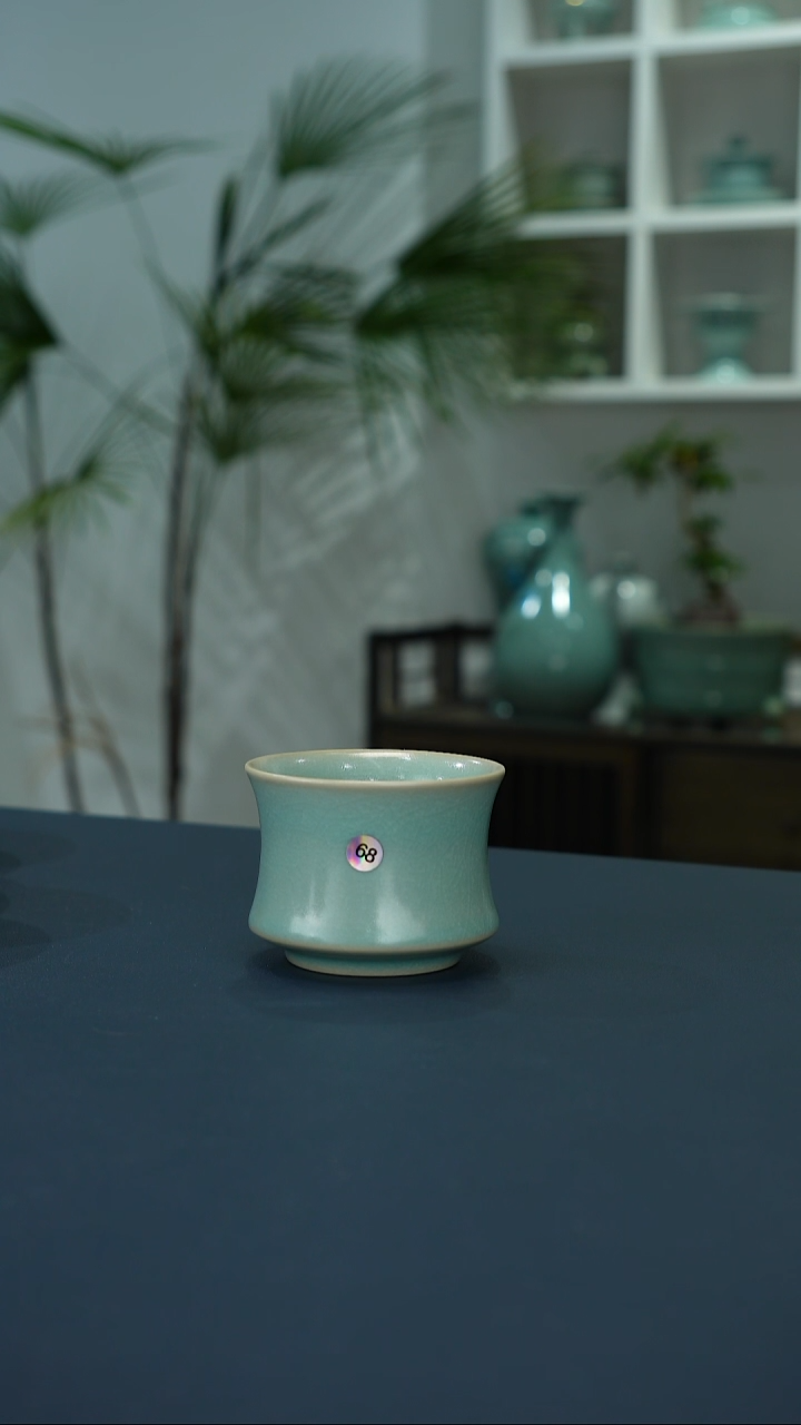 瓷片68号冰花马蹄杯精品简包    洁