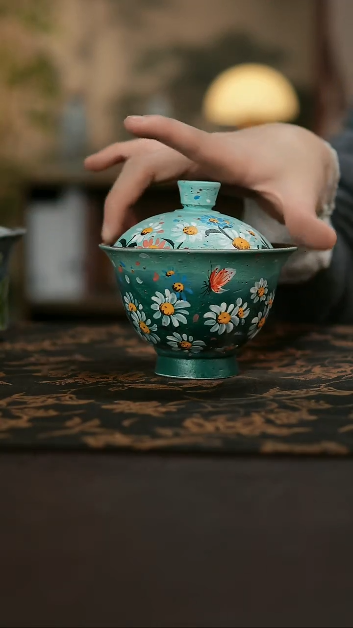 景德镇陶瓷杯碗柴烧多人