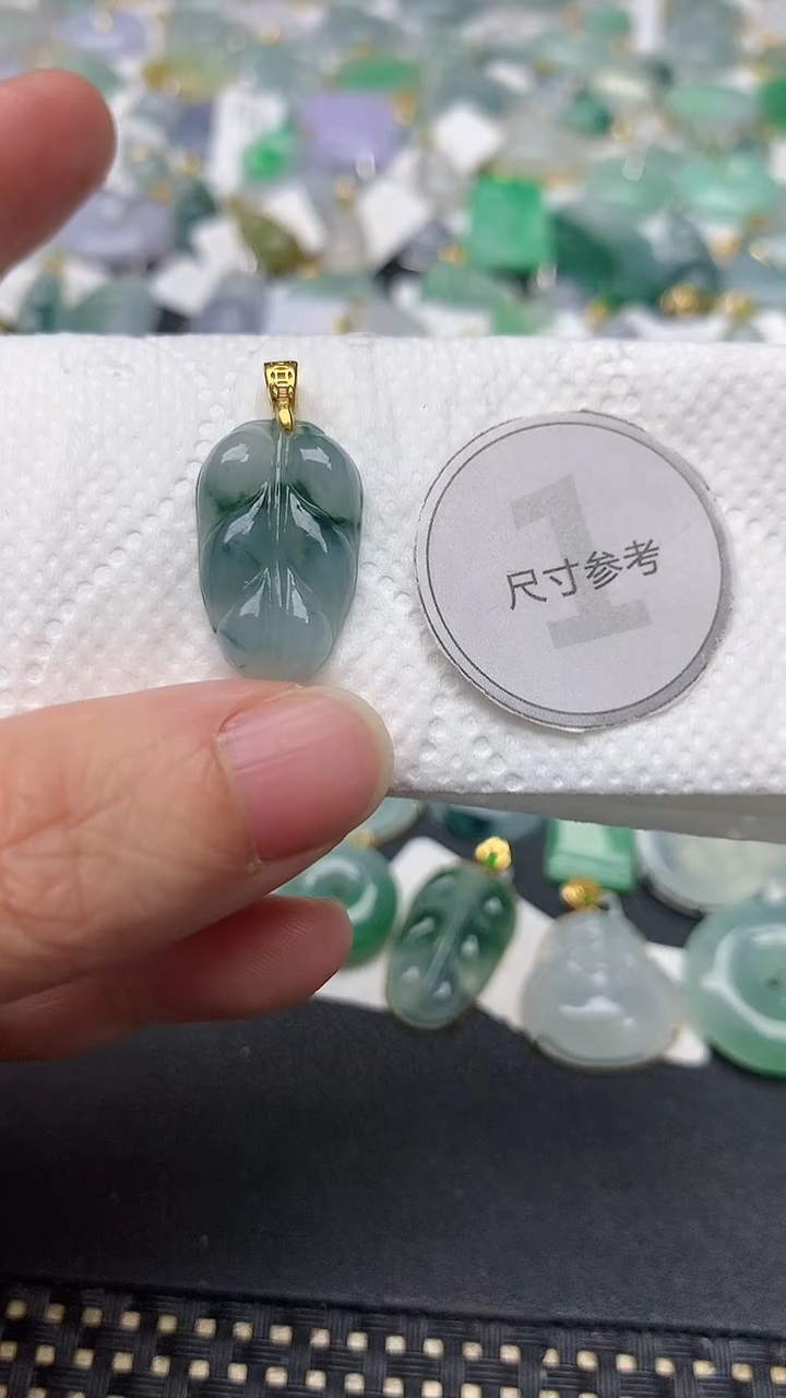 颈饰未镶嵌翡翠天然缅甸A货翡翠