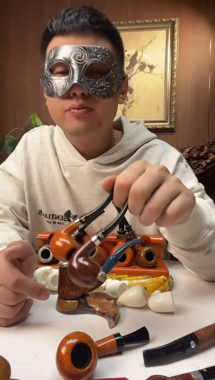 石楠木纯手工意大利石楠木烟斗