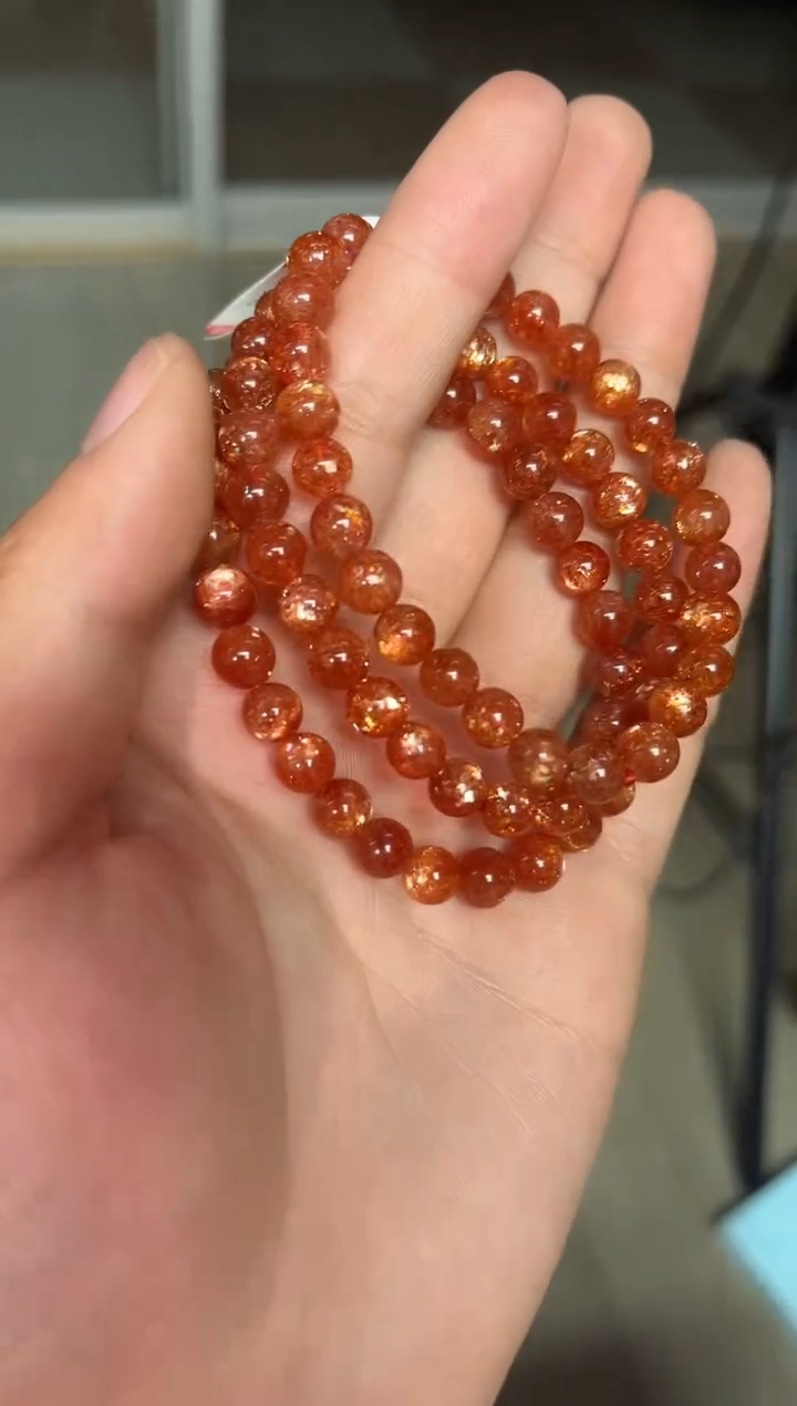 【闪购商品】长石手链未镶嵌100多样性发其一/金太阳 6+