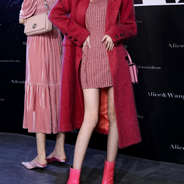 修身连衣裙短裙+复古名媛气质毛呢大衣  FMGZYP231 1010102