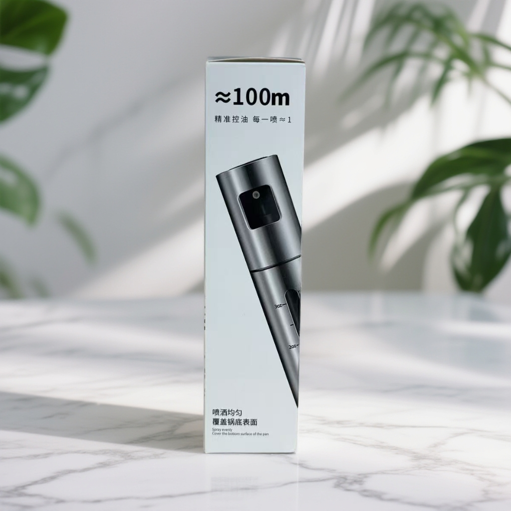 高级钛喷油壶按压式喷油器按压喷雾瓶烧烤喷油瓶厨房家用油壶
