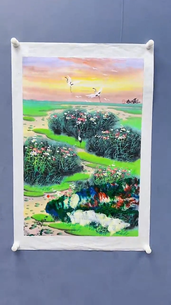【闪购商品】绘画赵燮绘画2.7平尺抽象山水