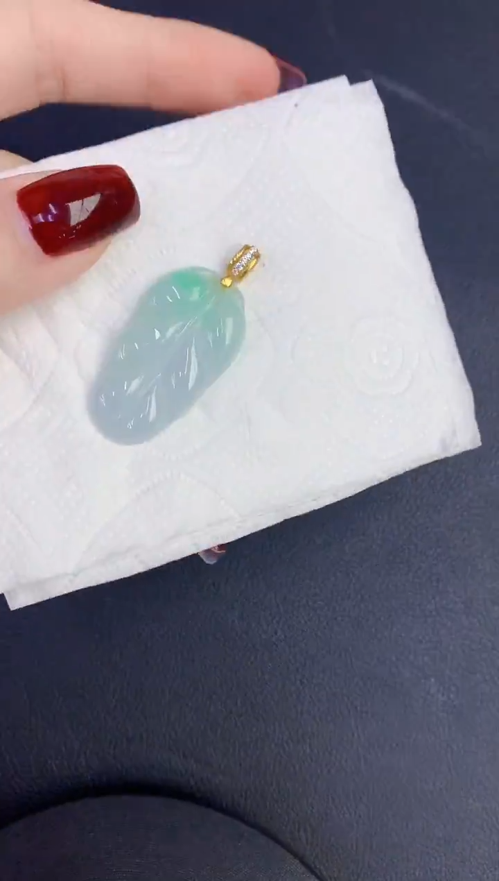 颈饰未镶嵌翡翠缅甸天然翡翠a货