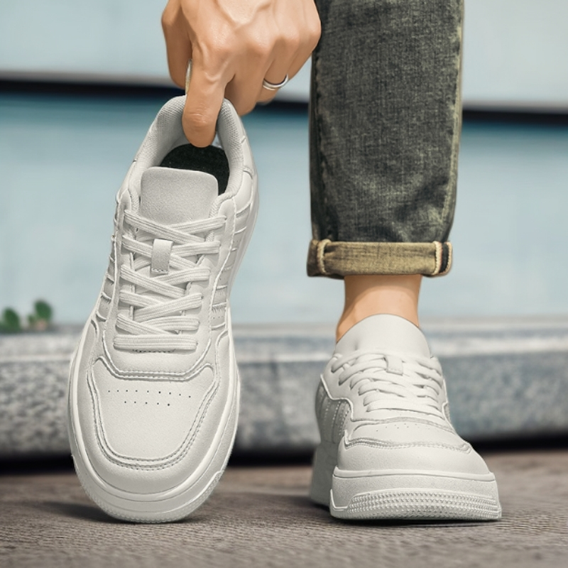 2025新款 舒适透气时尚运动休闲鞋防水防滑耐磨情侣百搭板鞋