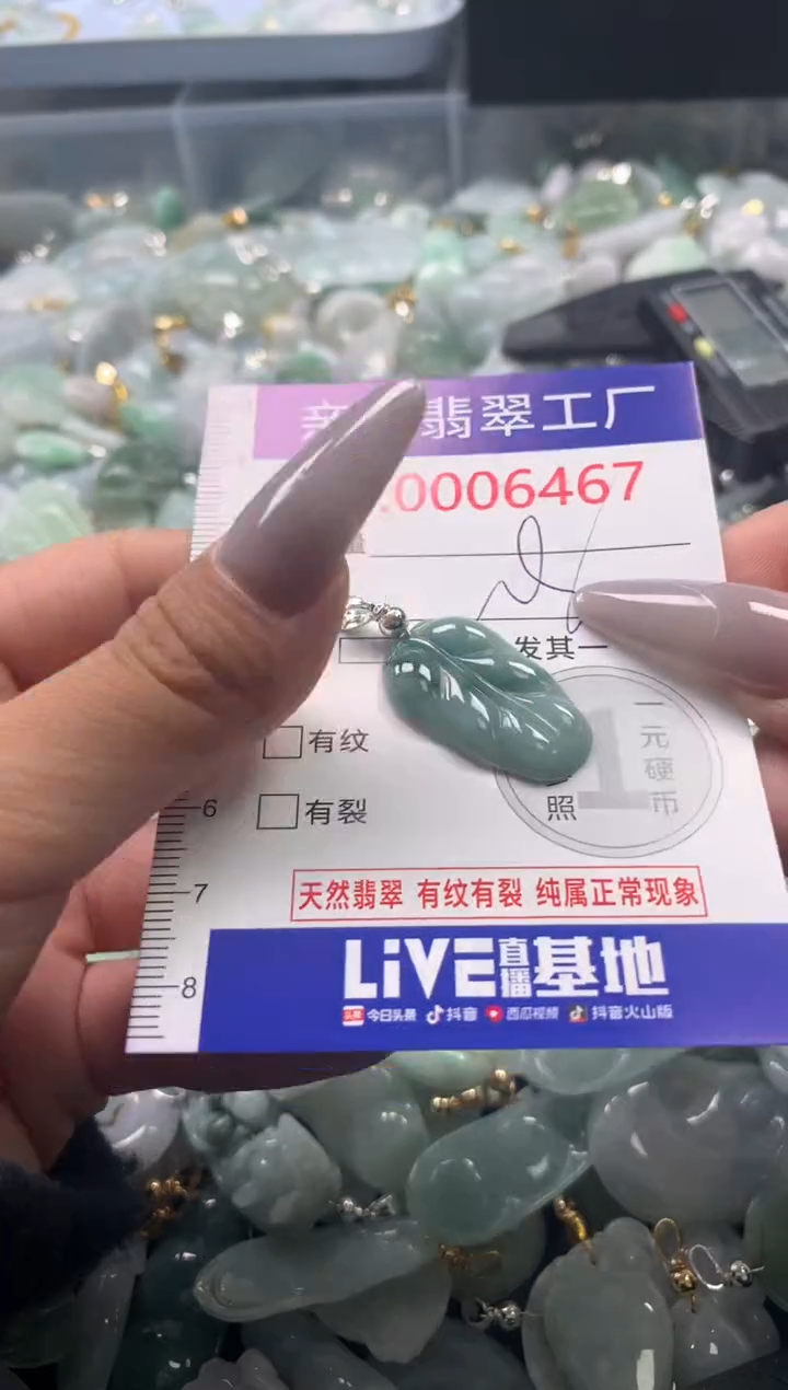 颈饰未镶嵌翡翠6467