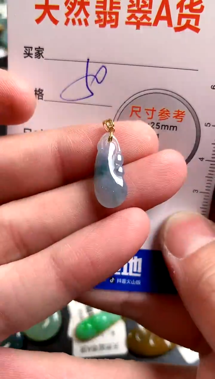 【闪购商品】翡翠颈饰18K金镶嵌14002641