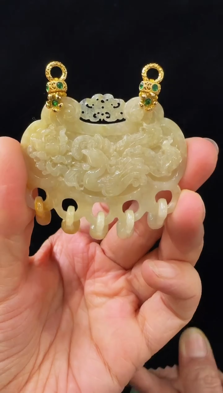 颈饰未镶嵌翡翠国风