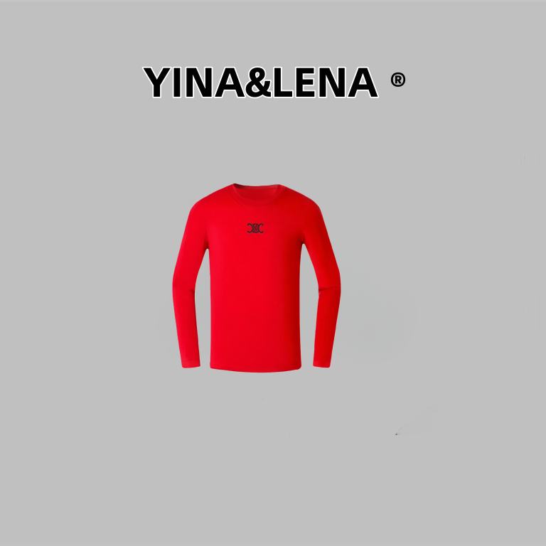 YINA&LENA秋冬新款时尚长袖绒T恤8889
